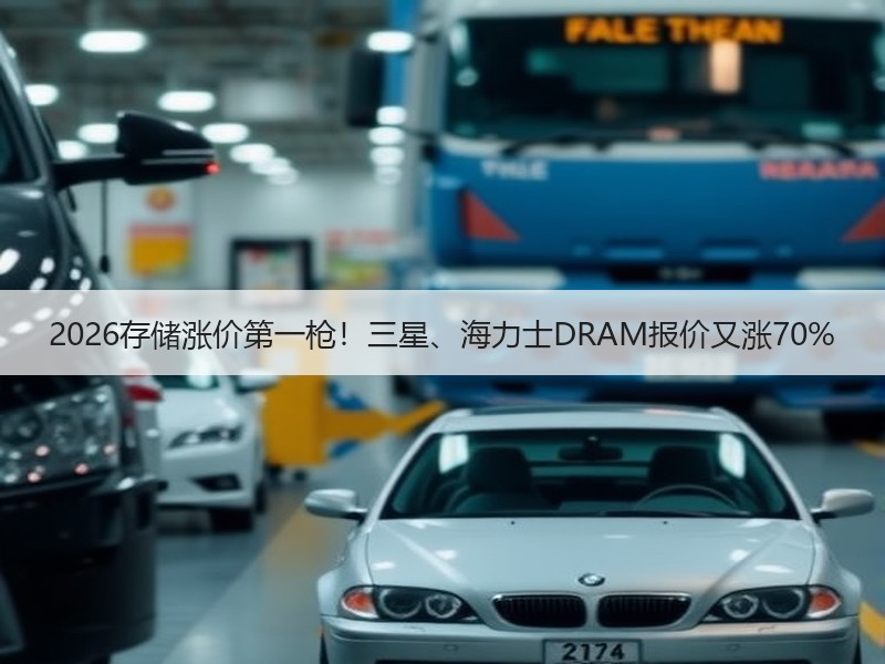 2026存储涨价第一枪！三星、海力士DRAM报价又涨70%