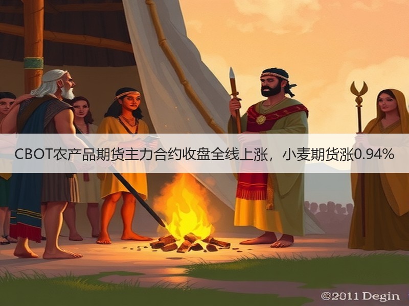 CBOT农产品期货主力合约收盘全线上涨，小麦期货涨0.94%