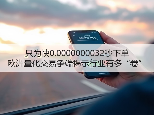 只为快0.0000000032秒下单 欧洲量化交易争端揭示行业有多“卷”(图1) 只为快0.0000000032秒下单 欧洲量化交易争端揭示行业有多“卷”(图1)
