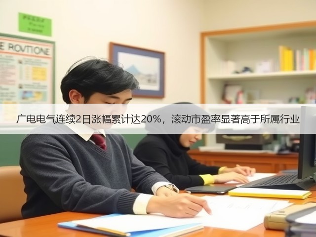广电电气连续2日涨幅累计达20%,滚动市盈率显著高于所属行业(图3) 广电电气连续2日涨幅累计达20%,滚动市盈率显著高于所属行业(图3)