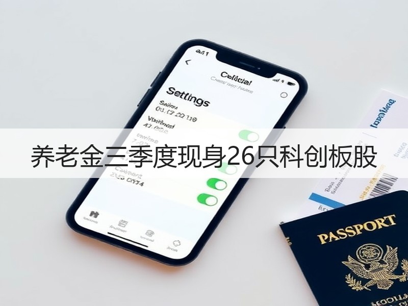 养老金三季度现身26只科创板股