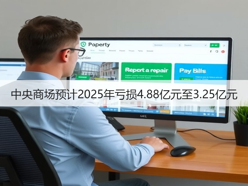 中央商场预计2025年亏损4.88亿元至3.25亿元