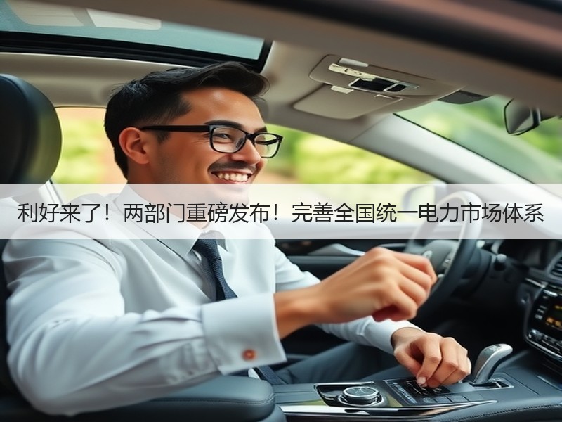 利好来了！两部门重磅发布！完善全国统一电力市场体系