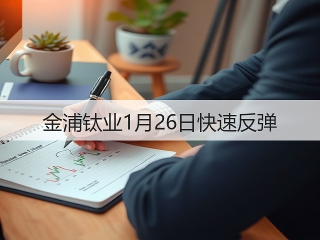 金浦钛业1月26日快速反弹(图2) 金浦钛业1月26日快速反弹(图2)