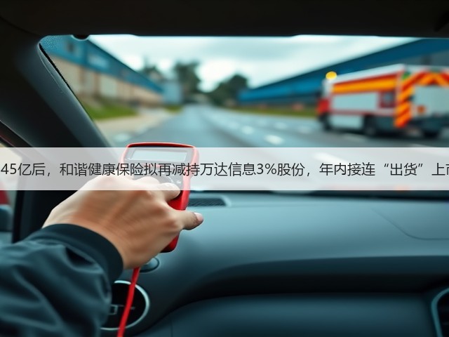 套现3.45亿后，和谐健康保险拟再减持万达信息3%股份，年内接连“出货”上市公司(图2)