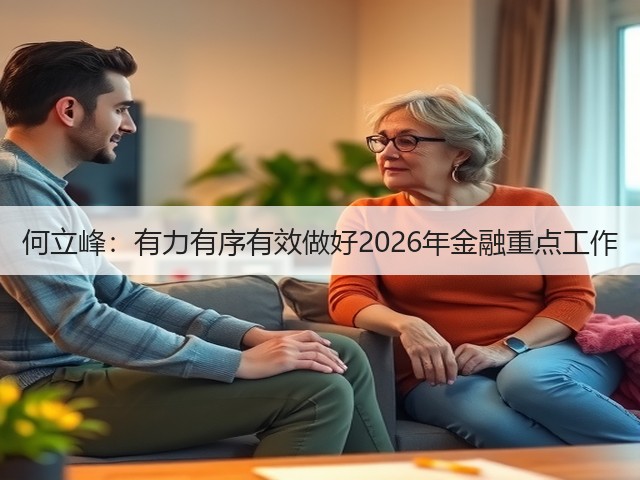 何立峰:有力有序有效做好2026年金融重点工作(图1) 何立峰:有力有序有效做好2026年金融重点工作(图1)