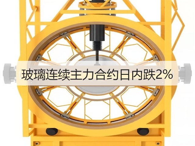 玻璃连续主力合约日内跌2%(图3)