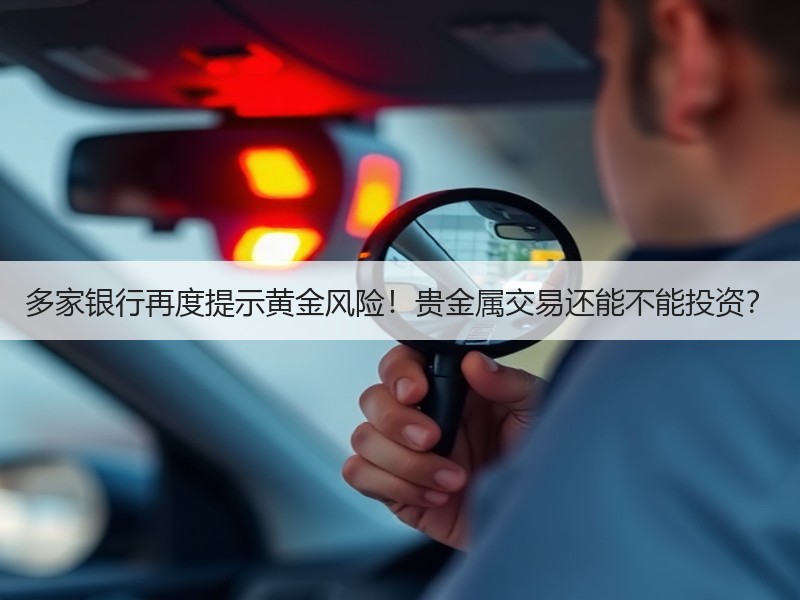 多家银行再度提示黄金风险！贵金属交易还能不能投资？