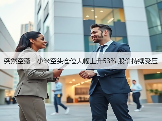 突然空袭!小米空头仓位大幅上升53% 股价持续受压(图2) 突然空袭!小米空头仓位大幅上升53% 股价持续受压(图2)