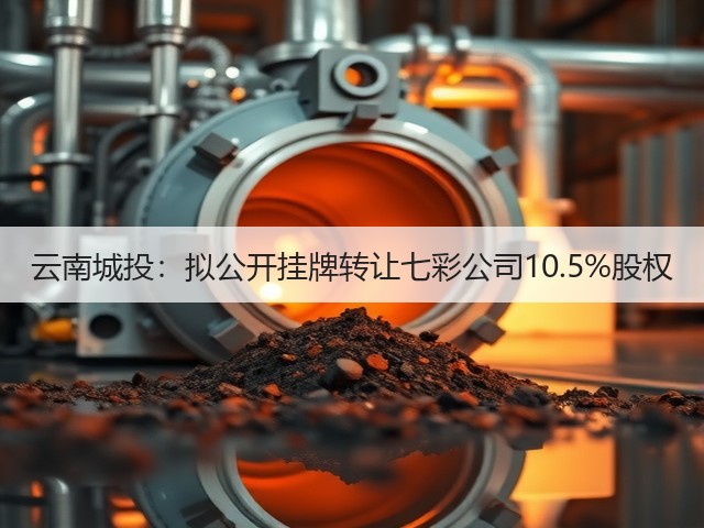 云南城投:拟公开挂牌转让七彩公司10.5%股权(图3) 云南城投:拟公开挂牌转让七彩公司10.5%股权(图3)