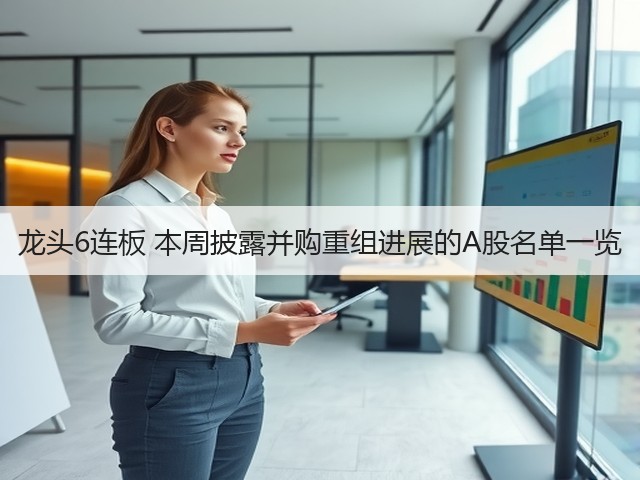 龙头6连板 本周披露并购重组进展的A股名单一览(图2) 龙头6连板 本周披露并购重组进展的A股名单一览(图2)