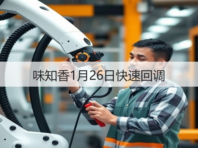 味知香1月26日快速回调(图3) 味知香1月26日快速回调(图3)