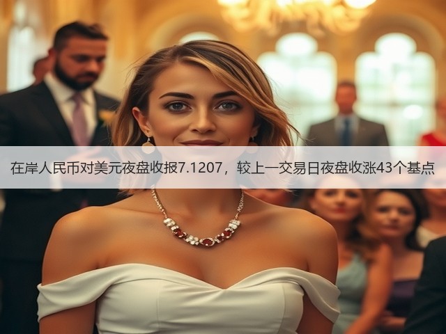 在岸人民币对美元夜盘收报7.1207，较上一交易日夜盘收涨43个基点(图3)