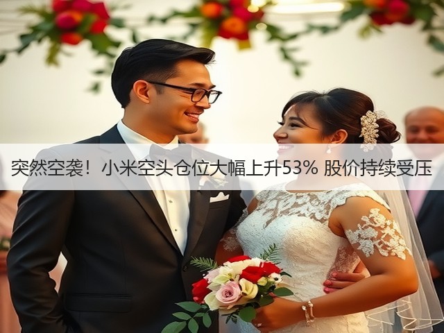 突然空袭!小米空头仓位大幅上升53% 股价持续受压(图1) 突然空袭!小米空头仓位大幅上升53% 股价持续受压(图1)