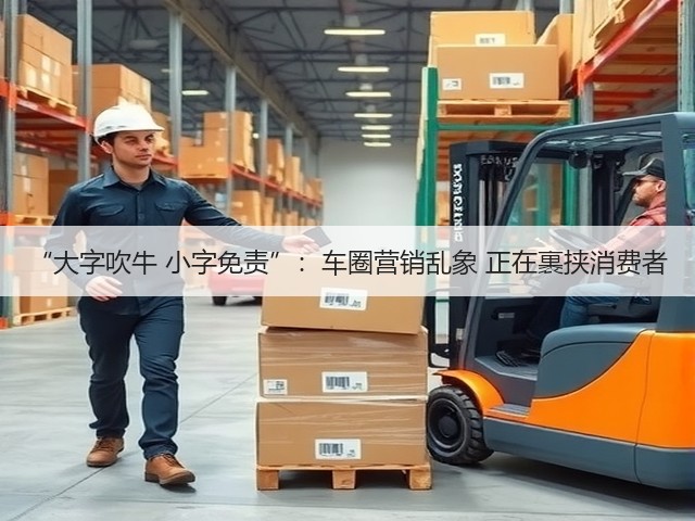 “大字吹牛 小字免责”:车圈营销乱象 正在裹挟消费者(图1) “大字吹牛 小字免责”:车圈营销乱象 正在裹挟消费者(图1)
