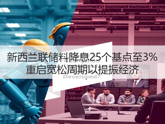 新西兰联储料降息25个基点至3% 重启宽松周期以提振经济(图2)