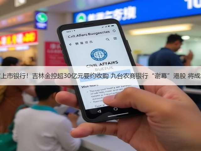 东三省仅剩一家上市银行！吉林金控超30亿元要约收购 九台农商银行“谢幕”港股 将成为国有控股银行(图3)