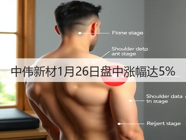 中伟新材1月26日盘中涨幅达5%(图1)