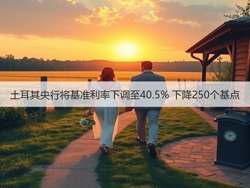 土耳其央行将基准利率下调至40.5% 下降250个基点