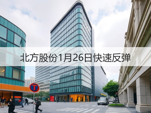 北方股份1月26日快速反弹(图1)