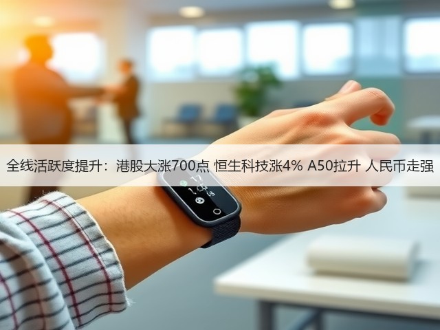 全线活跃度提升:港股大涨700点 恒生科技涨4% A50拉升 人民币走强(图3) 全线活跃度提升:港股大涨700点 恒生科技涨4% A50拉升 人民币走强(图3)
