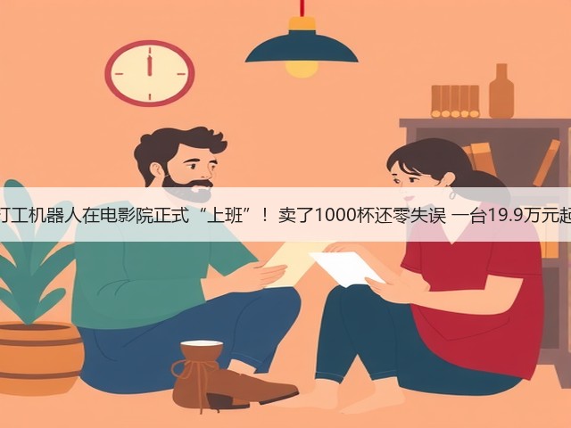 打工机器人在电影院正式“上班”!卖了1000杯还零失误 一台19.9万元起(图3) 打工机器人在电影院正式“上班”!卖了1000杯还零失误 一台19.9万元起(图3)