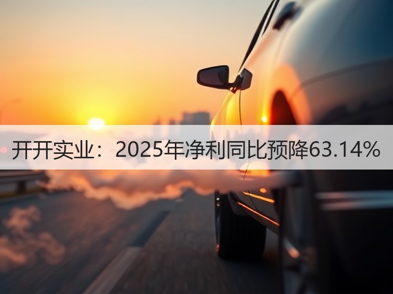 开开实业：2025年净利同比预降63.14%