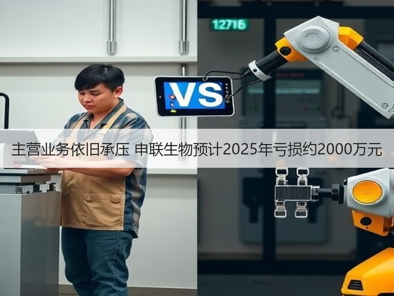 主营业务依旧承压 申联生物预计2025年亏损约2000万元