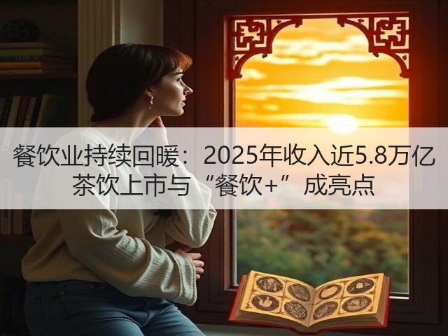 餐饮业持续回暖：2025年收入近5.8万亿 茶饮上市与“餐饮+”成亮点(图1)