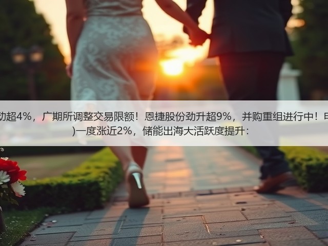 碳酸锂期货明显波动超4%,广期所调整交易限额!恩捷股份劲升超9%,并购重组进行中!电池50ETF(159796)一度涨近2%,储能出海大活跃度提升:(图1) 碳酸锂期货明显波动超4%,广期所调整交易限额!恩捷股份劲升超9%,并购重组进行中!电池50ETF(159796)一度涨近2%,储能出海大活跃度提升:(图1)