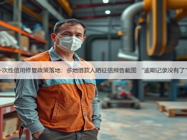 一次性信用修复政策落地:多地借款人晒征信报告截图 “逾期记录没有了”(图2) 一次性信用修复政策落地:多地借款人晒征信报告截图 “逾期记录没有了”(图2)