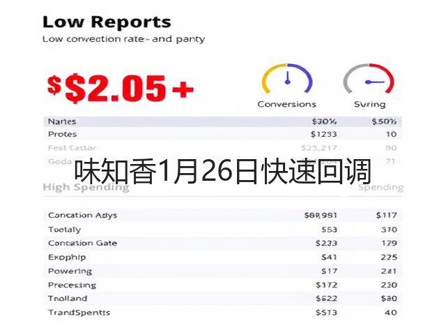 味知香1月26日快速回调(图2) 味知香1月26日快速回调(图2)
