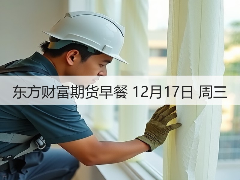 东方财富期货早餐 12月17日 周三