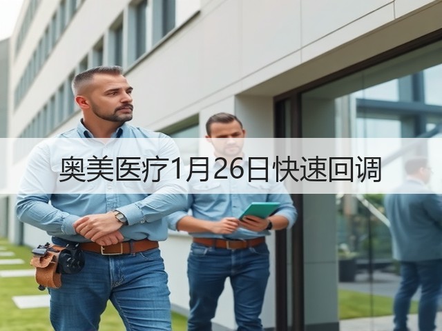 奥美医疗1月26日快速回调(图1) 奥美医疗1月26日快速回调(图1)