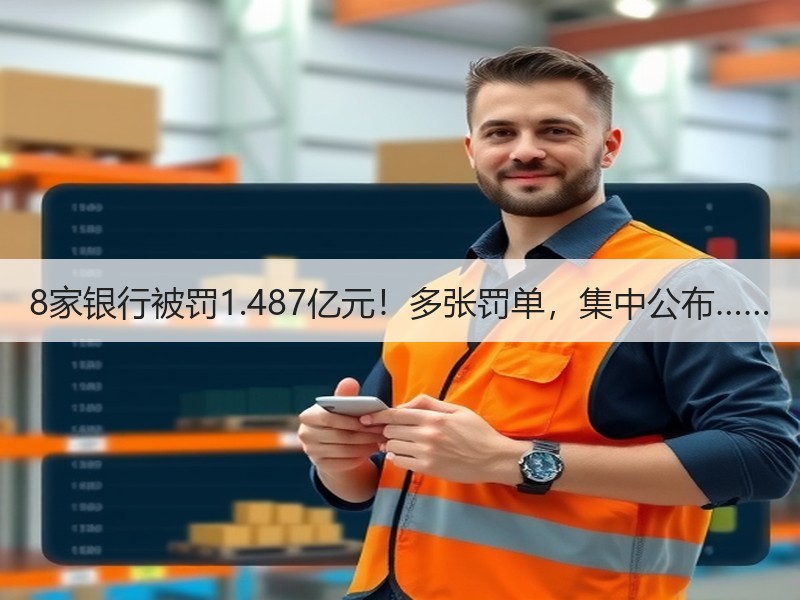 8家银行被罚1.487亿元！多张罚单，集中公布……