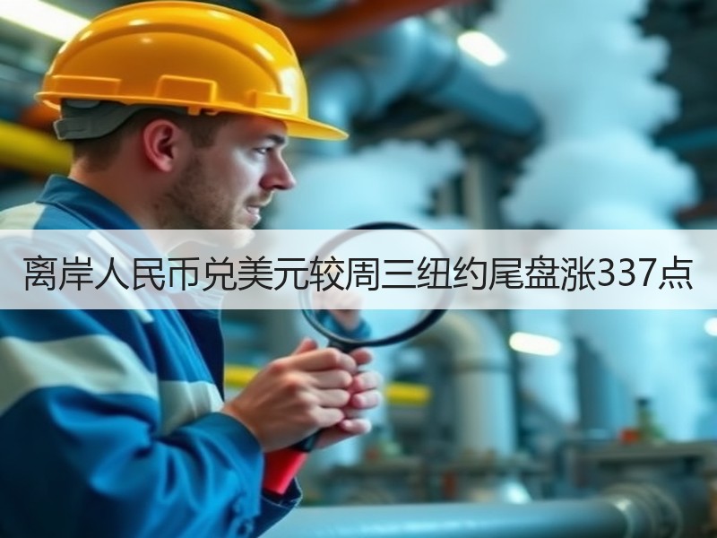离岸人民币兑美元较周三纽约尾盘涨337点
