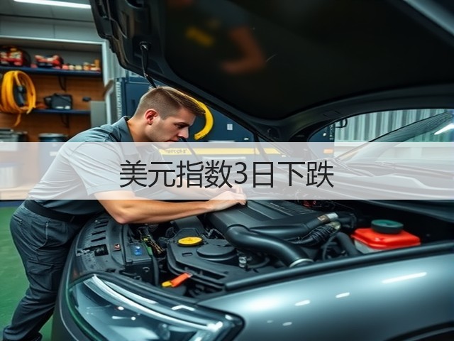 美元指数3日下跌(图1) 美元指数3日下跌(图1)