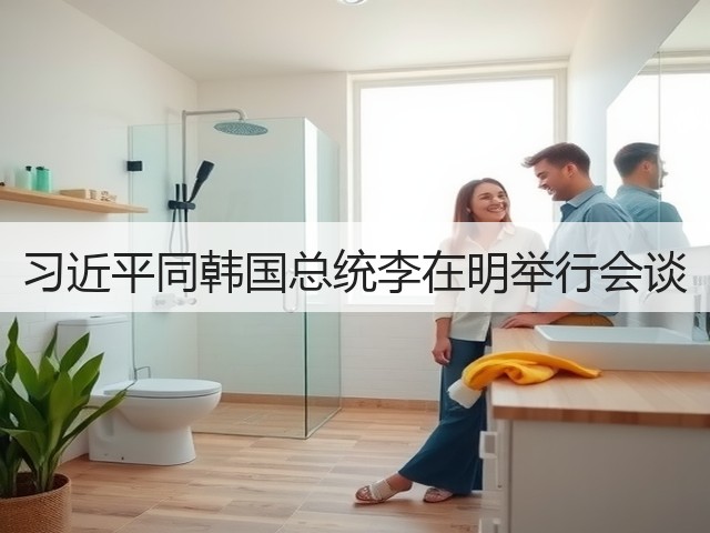 习近平同韩国总统李在明举行会谈(图2) 习近平同韩国总统李在明举行会谈(图2)