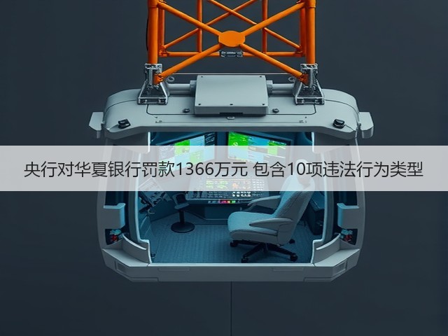 央行对华夏银行罚款1366万元 包含10项违法行为类型(图2)