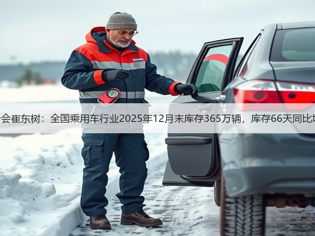 乘联分会崔东树：全国乘用车行业2025年12月末库存365万辆，库存66天同比增20天(图2)