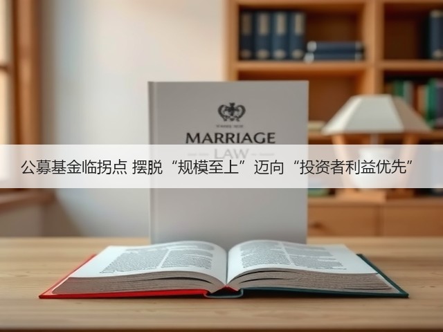 公募基金临拐点 摆脱“规模至上”迈向“投资者利益优先”(图1) 公募基金临拐点 摆脱“规模至上”迈向“投资者利益优先”(图1)