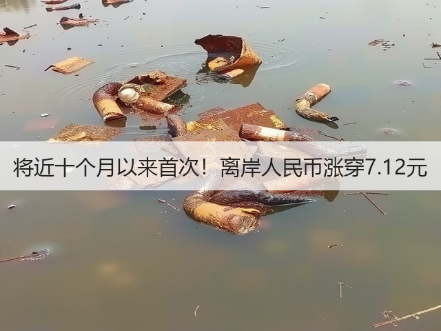 将近十个月以来首次！离岸人民币涨穿7.12元(图3)