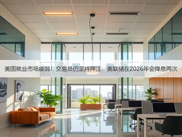 美国就业市场疲弱!交易员仍坚持押注:美联储在2026年会降息两次(图1) 美国就业市场疲弱!交易员仍坚持押注:美联储在2026年会降息两次(图1)
