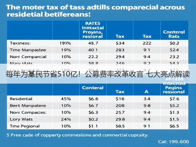 每年为基民节省510亿!公募费率改革收官 七大亮点解读(图1) 每年为基民节省510亿!公募费率改革收官 七大亮点解读(图1)