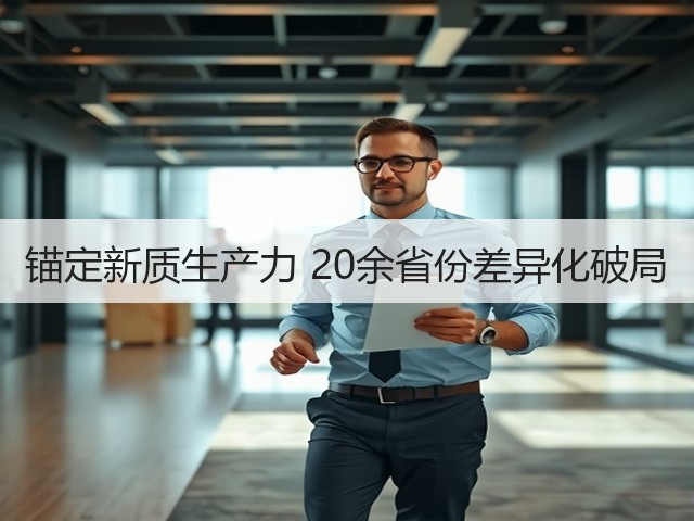 锚定新质生产力 20余省份差异化破局(图1) 锚定新质生产力 20余省份差异化破局(图1)