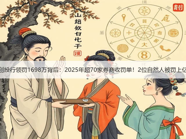 一创投行领罚1698万背后:2025年超70家券商收罚单!2位自然人被罚上亿元(图2) 一创投行领罚1698万背后:2025年超70家券商收罚单!2位自然人被罚上亿元(图2)