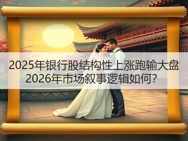 2025年银行股结构性上涨跑输大盘 2026年市场叙事逻辑如何?(图3) 2025年银行股结构性上涨跑输大盘 2026年市场叙事逻辑如何?(图3)