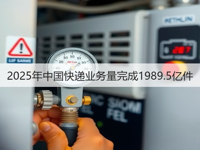 2025年中国快递业务量完成1989.5亿件(图2) 2025年中国快递业务量完成1989.5亿件(图2)