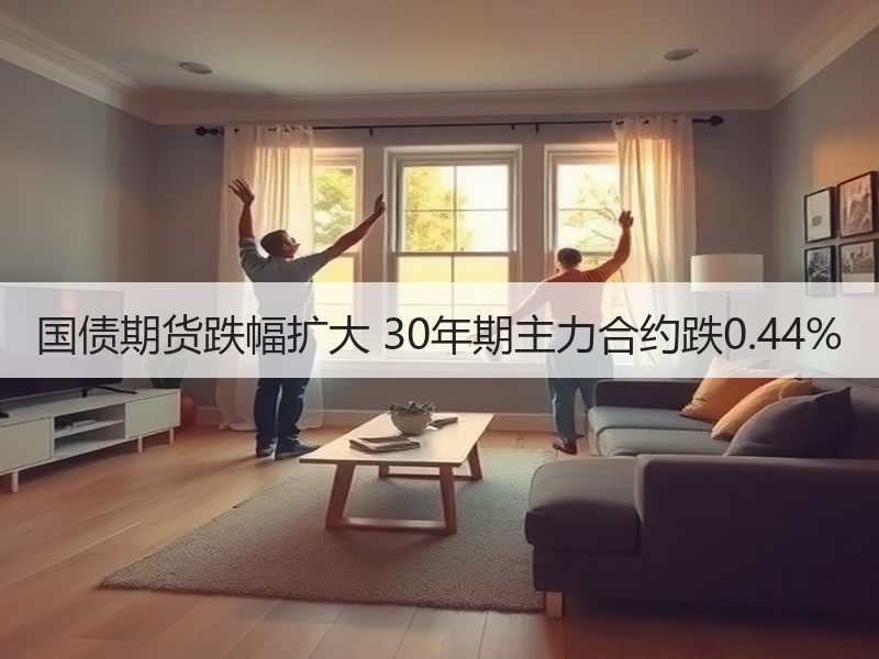 国债期货跌幅扩大 30年期主力合约跌0.44%