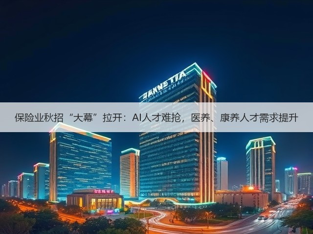 保险业秋招“大幕”拉开：AI人才难抢，医养、康养人才需求提升(图1)